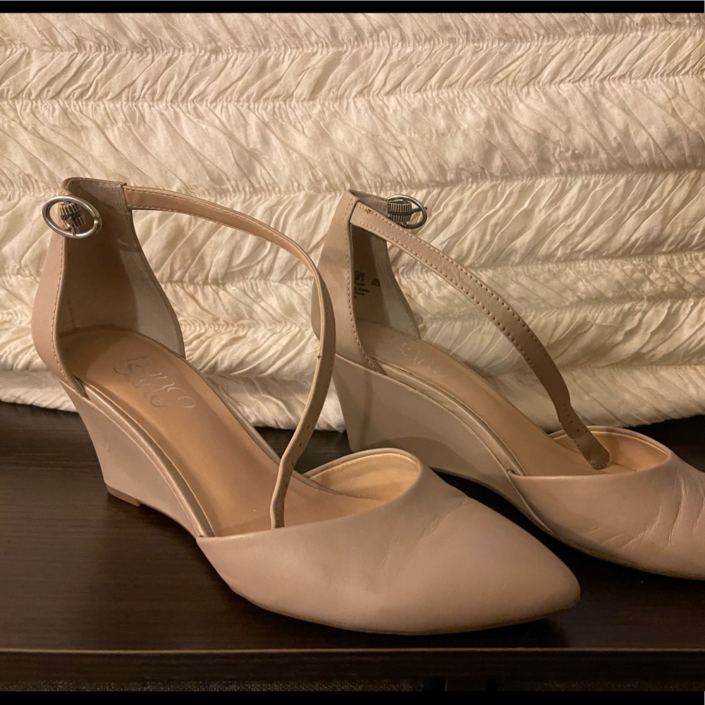 Ankle strap wedge